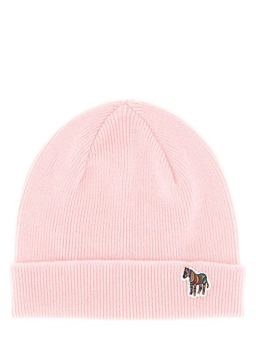 Beanie hat with zebra patch - paul smith - Modalova