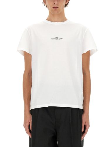 Distorted logo t-shirt - maison margiela - Modalova