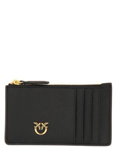 Pinko leather card holder - pinko - Modalova