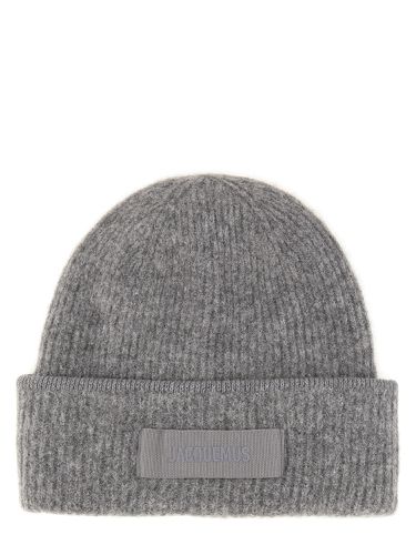 Jacquemus beanie hat with logo - jacquemus - Modalova