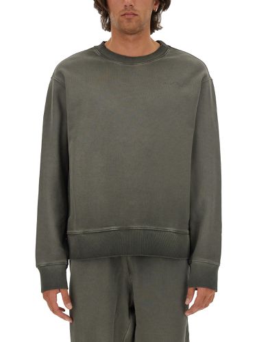 Msgm washed out jersey sweatshirt - msgm - Modalova