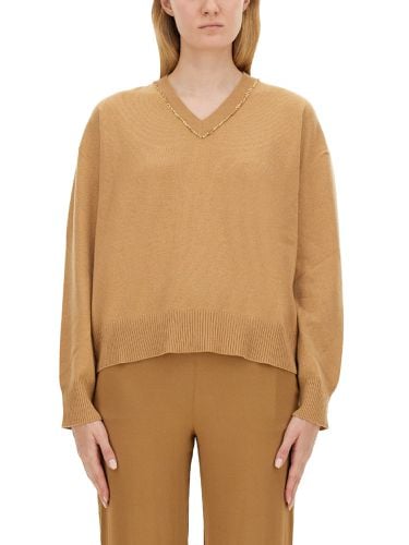 Fabiana filippi v-neck sweater - fabiana filippi - Modalova