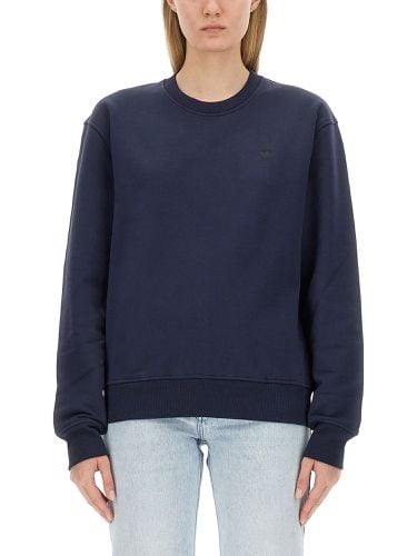 Ami paris sweatshirt with logo - ami paris - Modalova