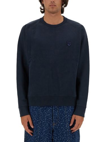 Sweatshirt with fox head patch - maison kitsuné - Modalova