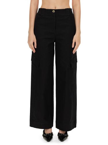 Ganni herringbone pants - ganni - Modalova