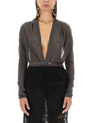 Saint laurent silk body - saint laurent - Modalova