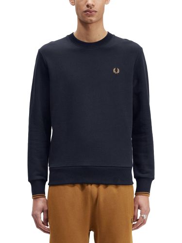 Sweatshirt with logo embroidery - fred perry - Modalova