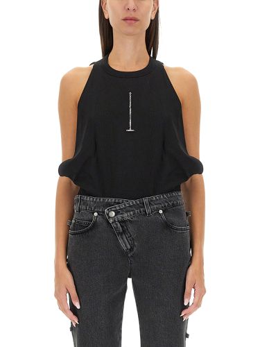 Alexander mcqueen ribbed tank top - alexander mcqueen - Modalova