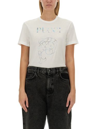 Pucci t-shirt with logo - pucci - Modalova