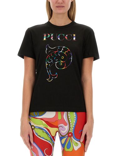 Pucci t-shirt with logo - pucci - Modalova