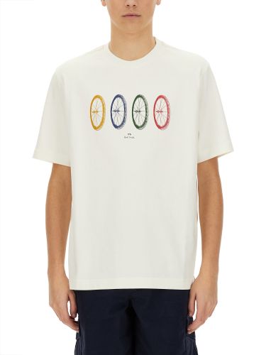 Bike tyres" t-shirt - ps by paul smith - Modalova