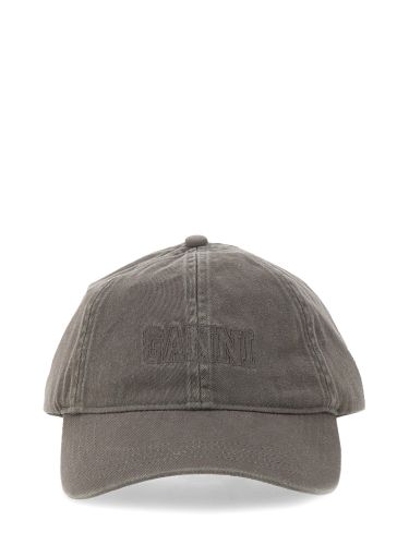 Ganni baseball hat with logo - ganni - Modalova