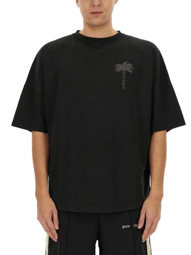 Palm angels t-shirt with logo - palm angels - Modalova