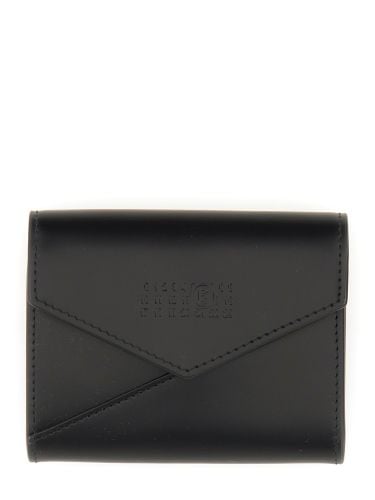 Wallet with logo - mm6 maison margiela - Modalova