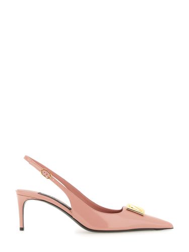 Dolce & gabbana leather slingback - dolce & gabbana - Modalova