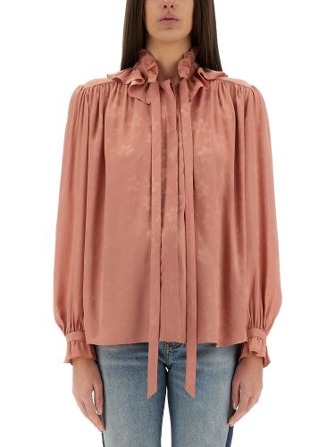 Chloe' fluid silk jacquard blouse - chloe' - Modalova