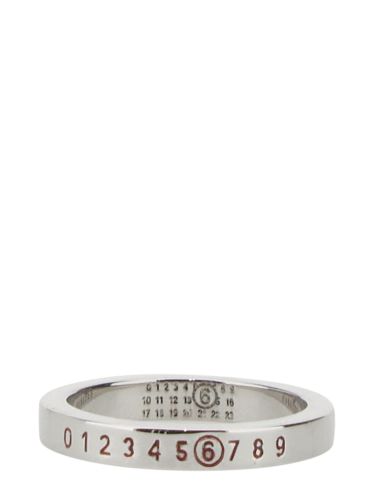 Mm6 maison margiela logo ring - mm6 maison margiela - Modalova