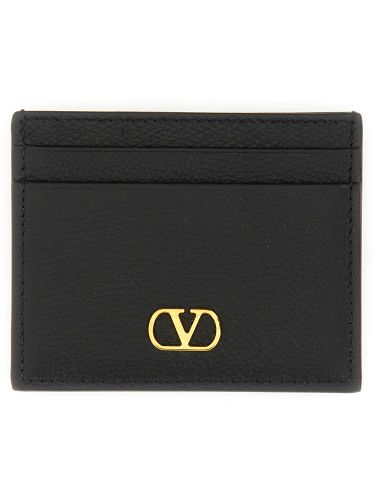 Vlogo signature" card holder - valentino garavani - Modalova