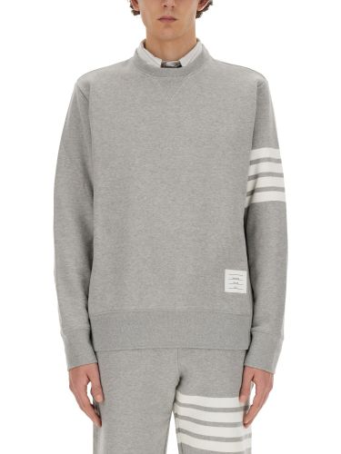 Thom browne 4-bar cotton sweatshirt - thom browne - Modalova