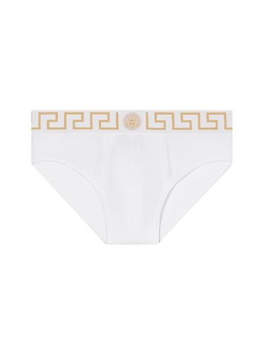 Versace slip with greek - versace - Modalova