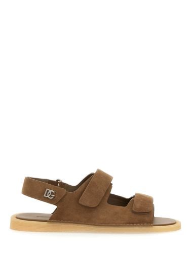 Dolce & gabbana suede sandal - dolce & gabbana - Modalova