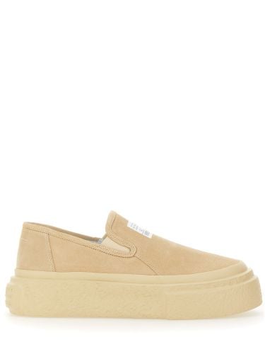 Mm6 maison margiela leather sneaker - mm6 maison margiela - Modalova