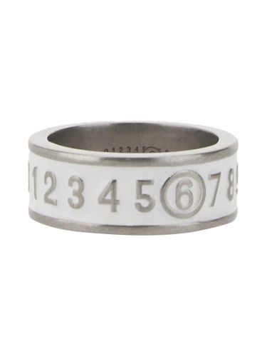 Mm6 maison margiela logo ring - mm6 maison margiela - Modalova