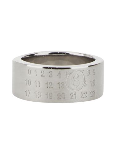 Mm6 maison margiela logo ring - mm6 maison margiela - Modalova