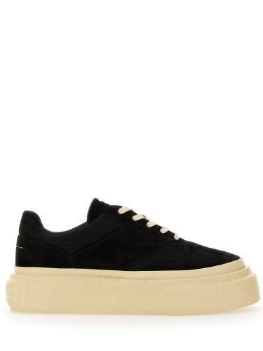 Mm6 maison margiela leather sneaker - mm6 maison margiela - Modalova