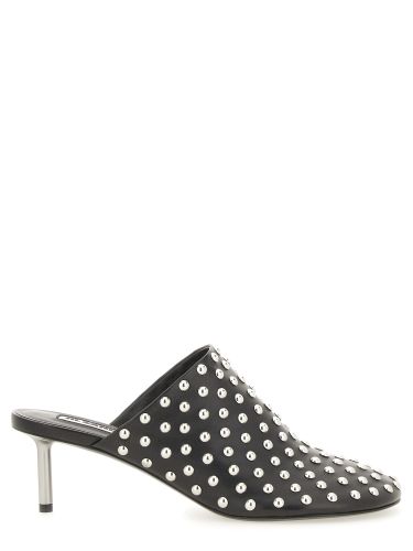 Nappa leather mules with studs - jil sander - Modalova