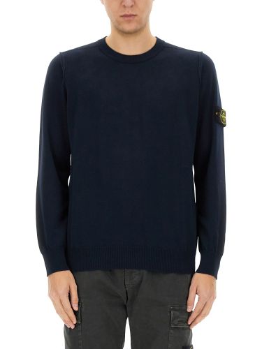 Stone island jersey with logo - stone island - Modalova