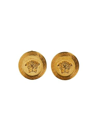 Tribute "medusa" stud earrings - versace - Modalova