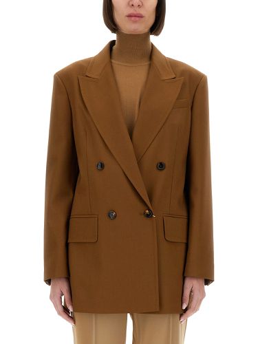 Wool blend double-breasted jacket - max mara - Modalova