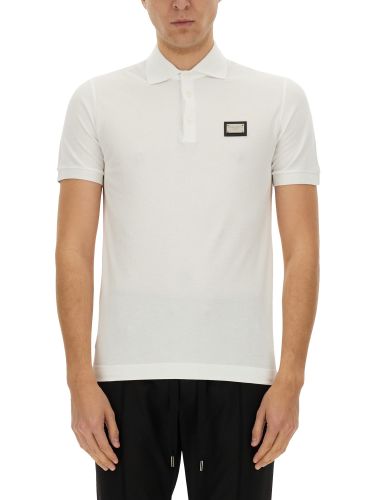 Dolce & gabbana polo with logo - dolce & gabbana - Modalova