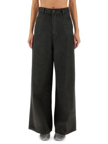 Alysi "super flare" denim pants - alysi - Modalova