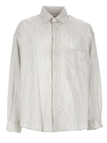 Amish camicia in cotone "crinckle" - amish - Modalova