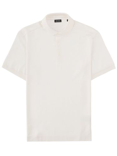 Zegna polo in cotone e seta - zegna - Modalova