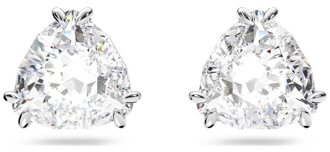 Millenia | Stud Earrings | Rhodium Plated Jewellery - Swarovski - Modalova