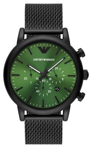 AR11470 Men's | Dial | Steel Mesh Watch - Emporio Armani - Modalova