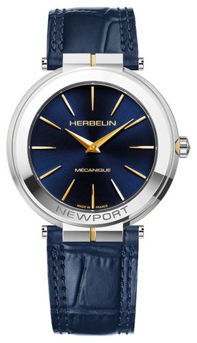 T15BL Newport Slim Mechanical (42mm) Dial Watch - Herbelin - Modalova