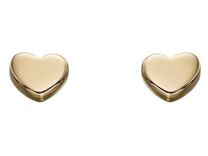 GE2179 Small Heart Stud Jewellery - Elements Gold - Modalova