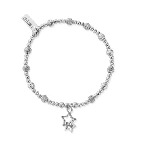 SBBCB3406 In Bloom SPARKLE Interlocking Star Bracelet Jewellery - ChloBo - Modalova