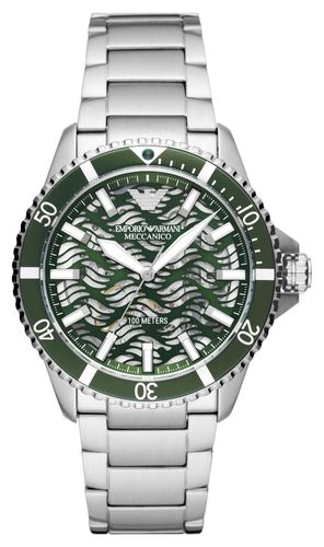 AR60061 Men's Dial Bezel Watch - Emporio Armani - Modalova