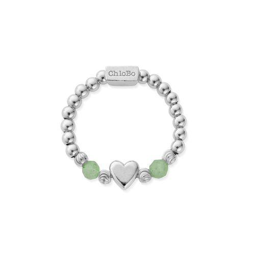 SR2AHEART In Bloom NEW LOVE Aventurine Ring (Medium Jewellery - ChloBo - Modalova