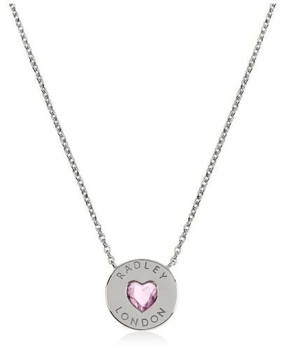 Radley RYJ2133 Heart Disc Necklace Jewellery - Radley Jewellery - Modalova