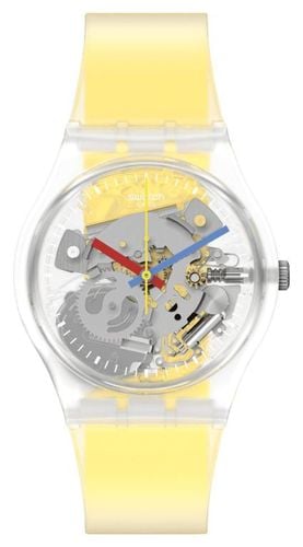 GE291 CLEARLY Striped Unisex Watch - Swatch - Modalova