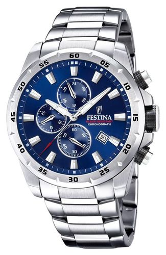 F20463/2 Chronograph Dial Stainless Steel Strap Watch - Festina - Modalova