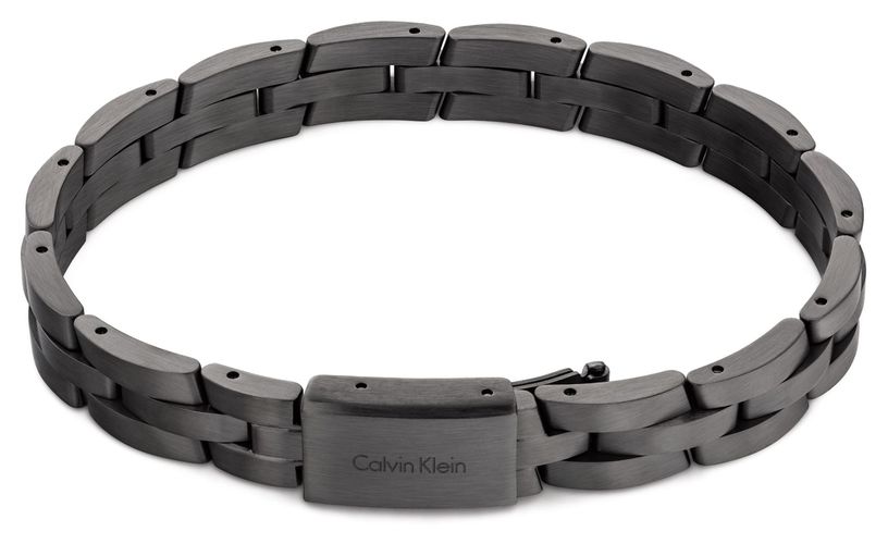 Men's Black Tone Chain Style Bracelet Jewellery - Calvin Klein - Modalova