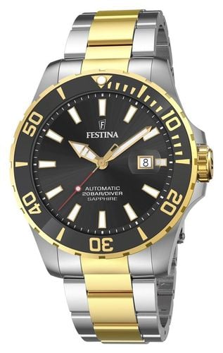 F20532/2 Men's | Dial | Two Tone Bracelet | Watch - Festina - Modalova