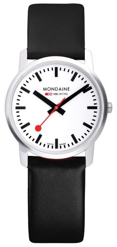 A638.30350.11SBO Men's Simply Elegant Leather Watch - Mondaine - Modalova